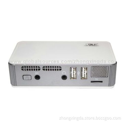 High-brightness, 1.2GHz Dual-core CPU, Mini DLP 3D Pocket Projector with Wi-Fi